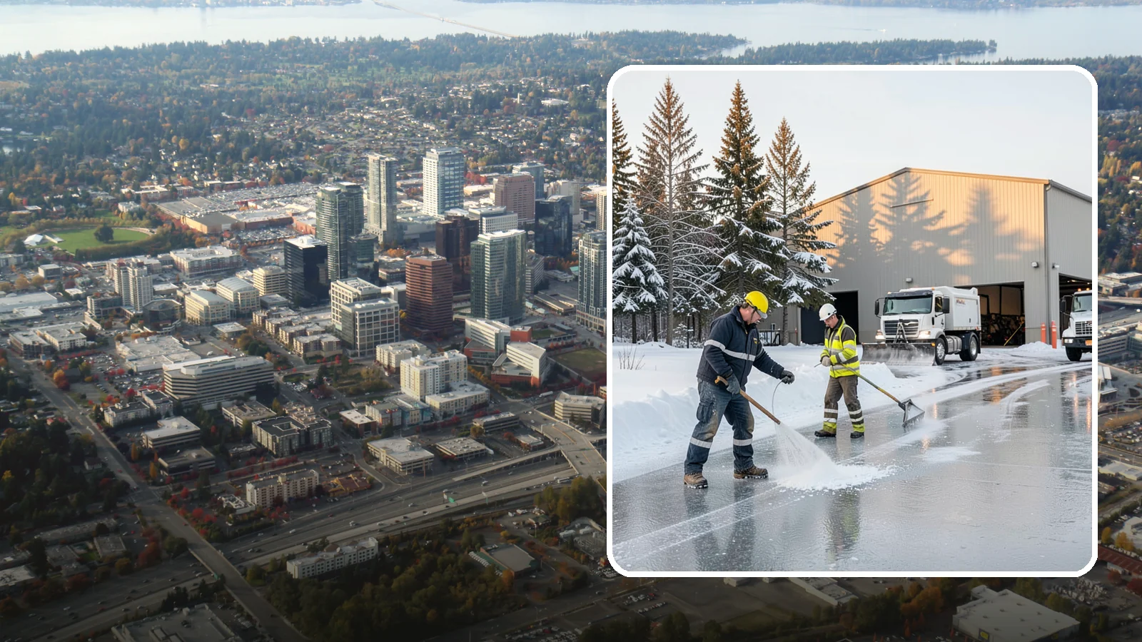 Industrial Facility Deicing in Bellevue, King County, WA - Heavy-duty deicing for industrial sites, keeping truck routes, yard walkways, and equipment approaches safe for round-the-clock...