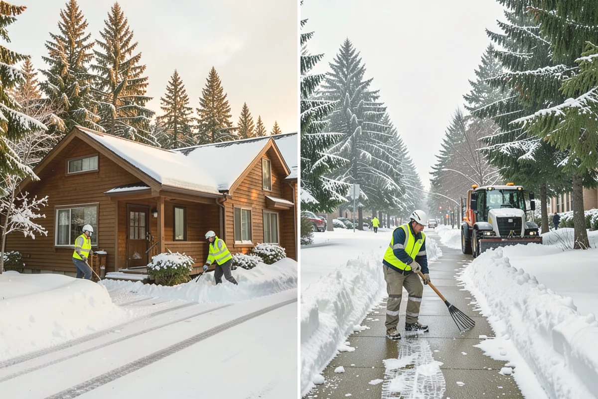 Industrial Facility Deicing in Bellevue, King County, WA - Assess truck lanes, walkways, and staging areas with site management