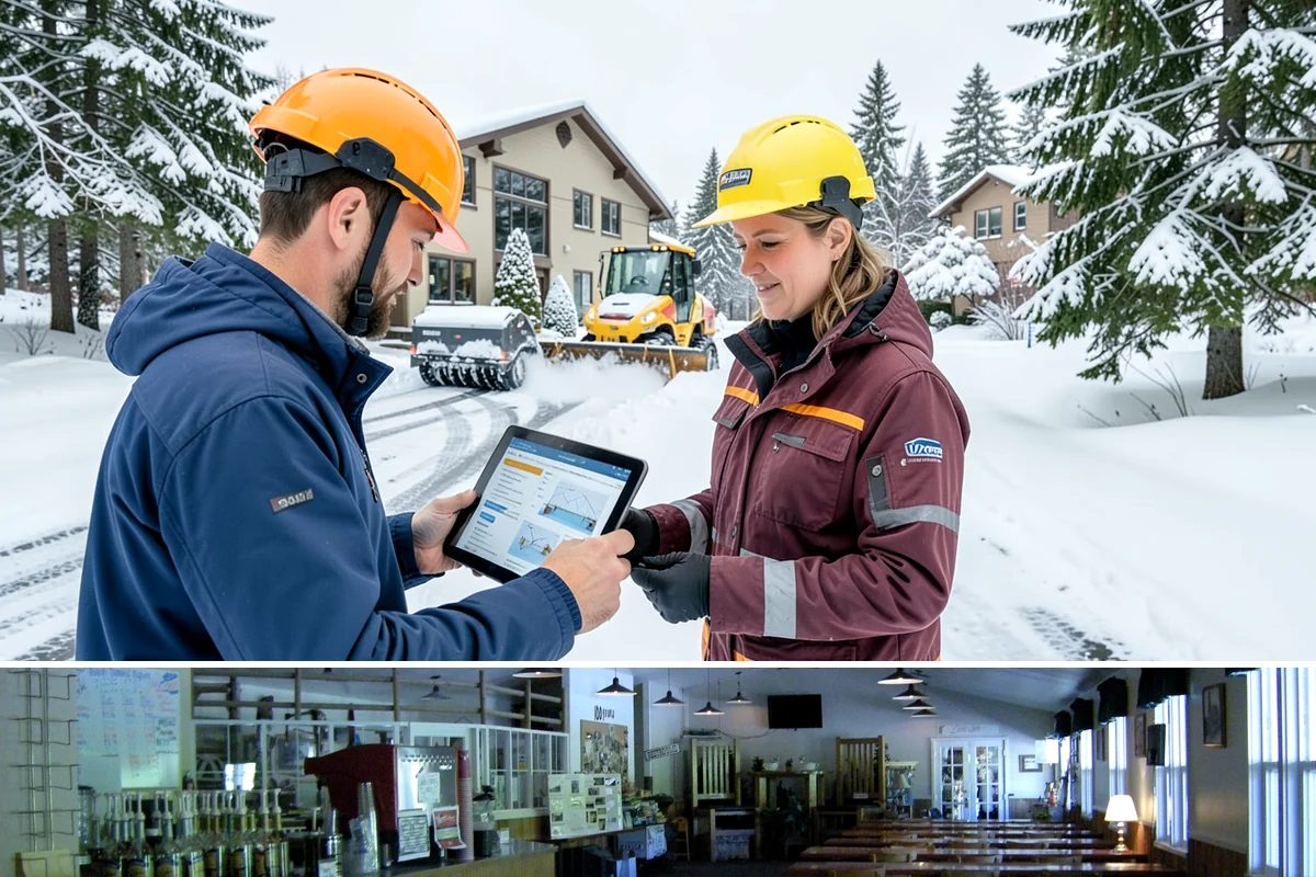 Industrial Facility Deicing in Black Diamond, King County, WA - Coverage runs all winter with continuous shift-aligned readiness during the extended cold snaps that follow lowland outflow...