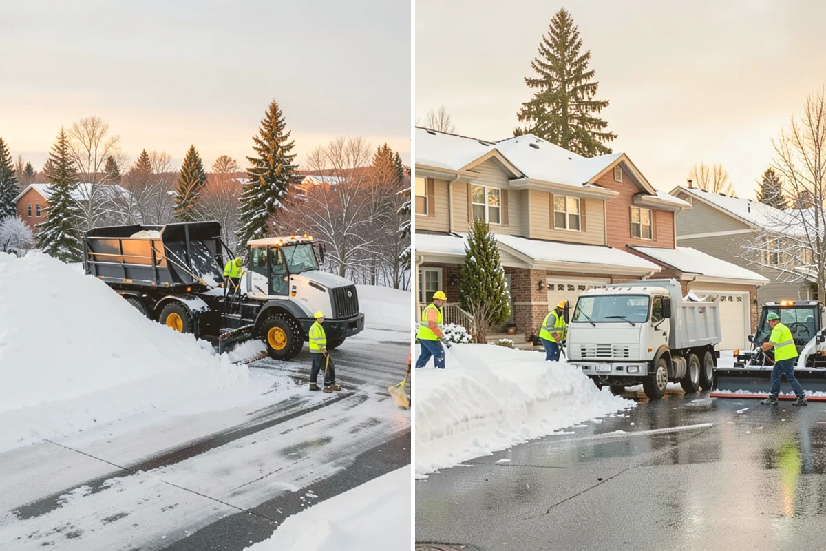 Industrial Facility Deicing in Bothell, King County, WA - Assess truck lanes, walkways, and staging areas with site management
