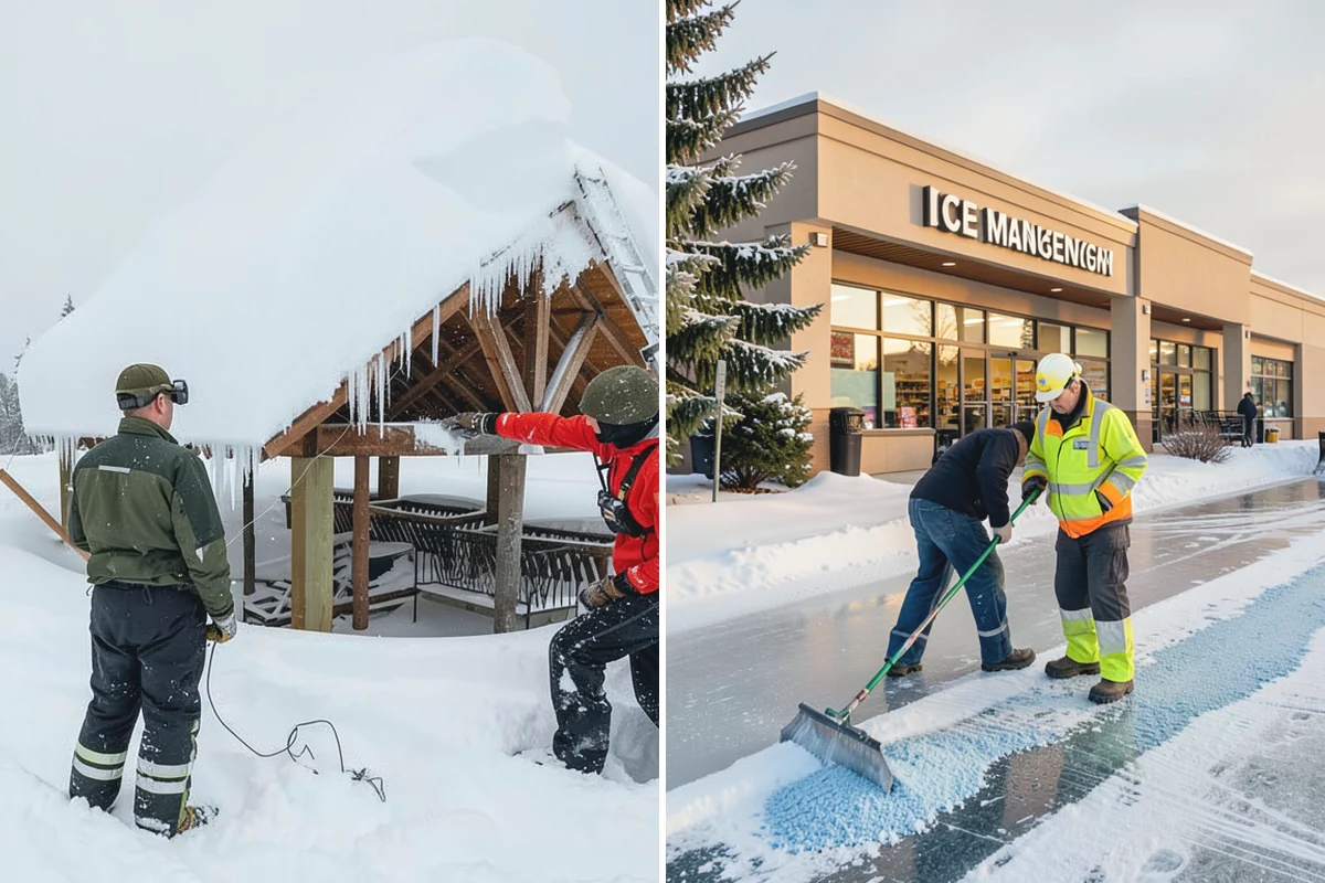 Industrial Facility Deicing in Buckley, Pierce County, WA - Assess truck lanes, walkways, and staging areas with site management