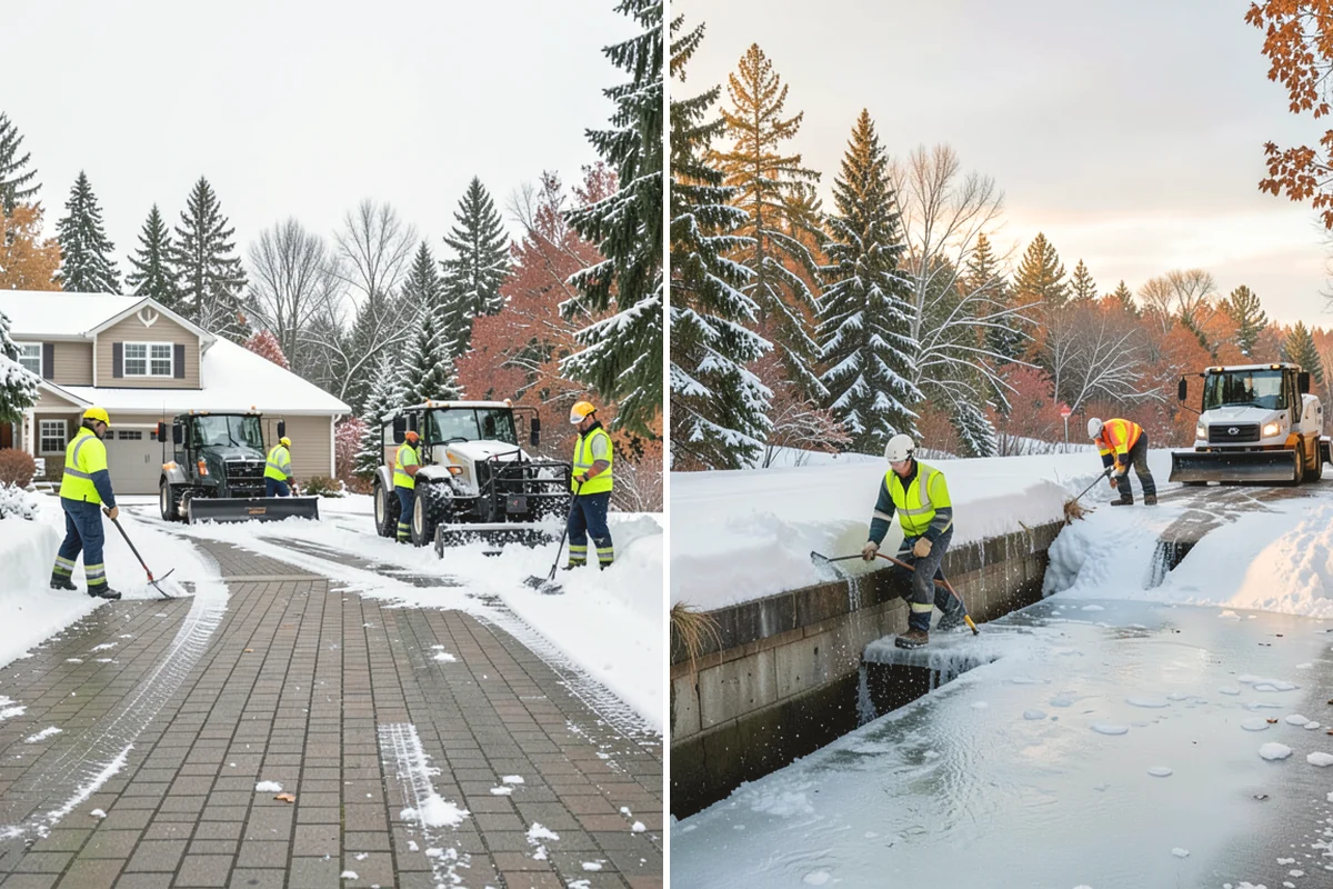 Industrial Facility Deicing in Burien, King County, WA - Assess truck lanes, walkways, and staging areas with site management