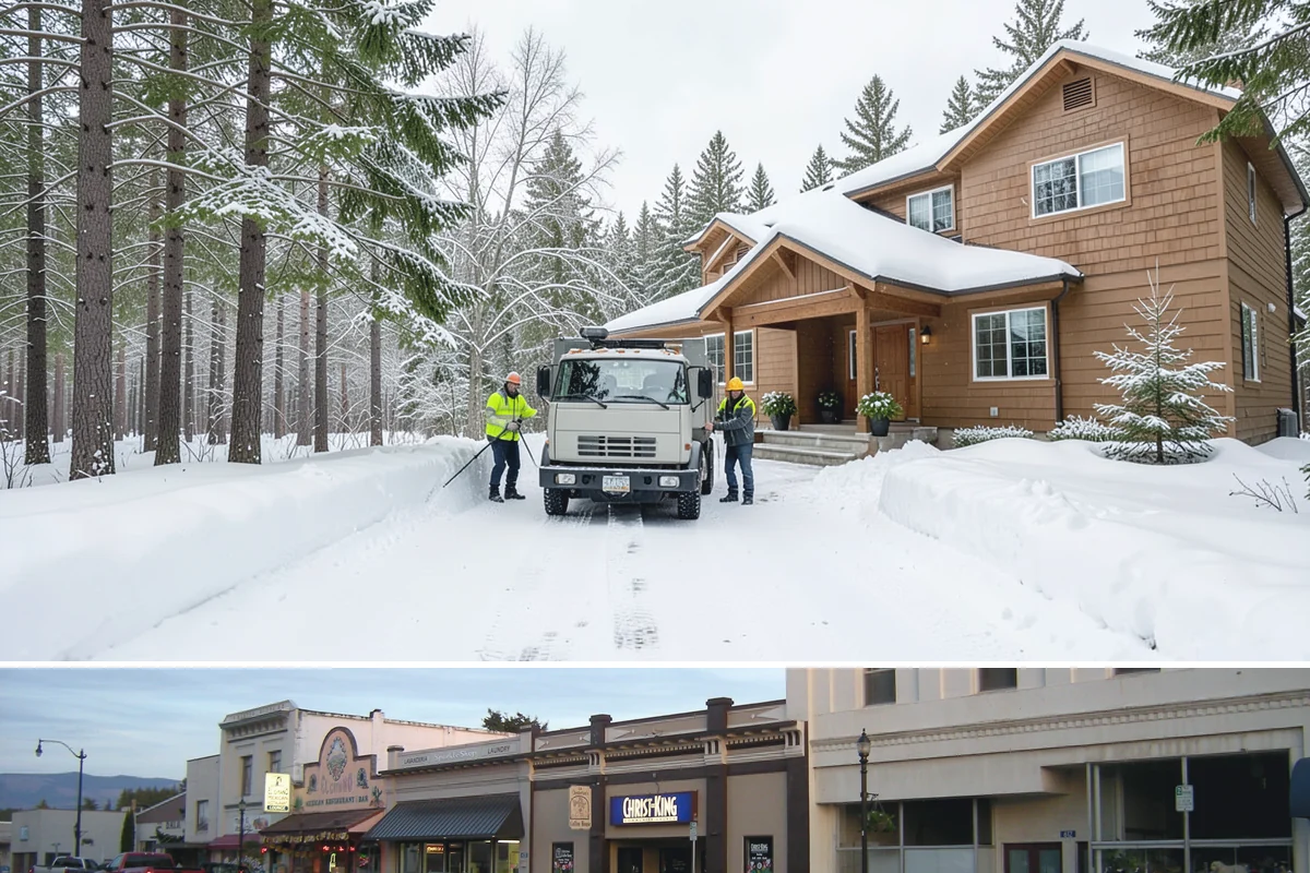 Industrial Facility Deicing in Burlington, Skagit County, WA - Coverage runs all winter with continuous shift-aligned readiness during the extended cold snaps that follow lowland outflow...