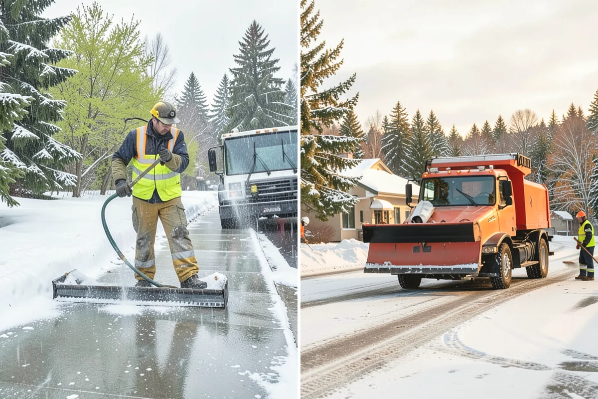 Industrial Facility Deicing in Carnation, King County, WA - Assess truck lanes, walkways, and staging areas with site management