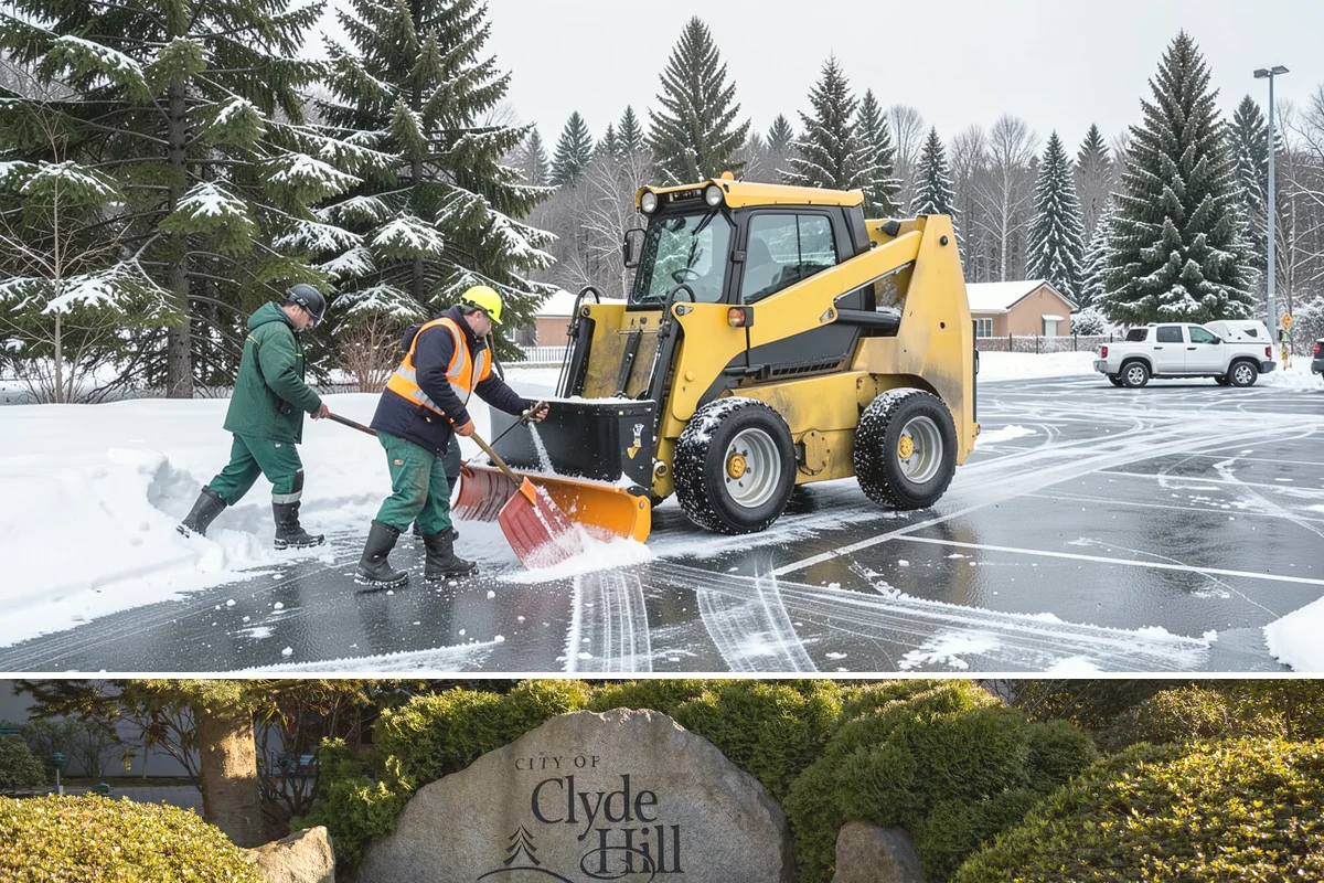 Industrial Facility Deicing in Clyde Hill, King County, WA - Coverage runs all winter with continuous shift-aligned readiness during the extended cold snaps that follow lowland outflow...