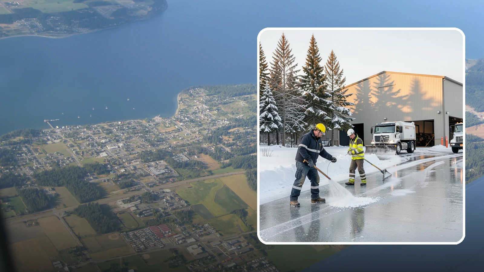 Industrial Facility Deicing in Coupeville, Island County, WA - Heavy-duty deicing for industrial sites, keeping truck routes, yard walkways, and equipment approaches safe for round-the-clock...