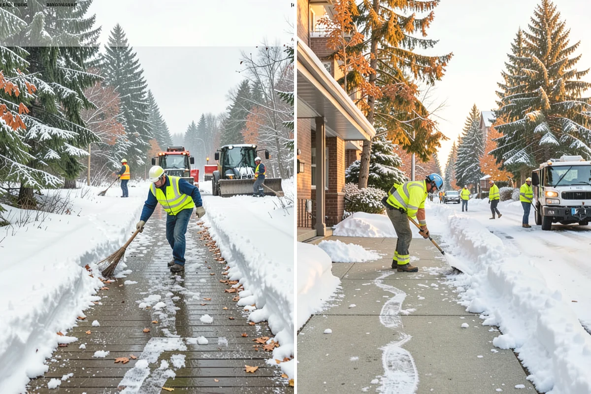 Industrial Facility Deicing in Covington, King County, WA - Assess truck lanes, walkways, and staging areas with site management