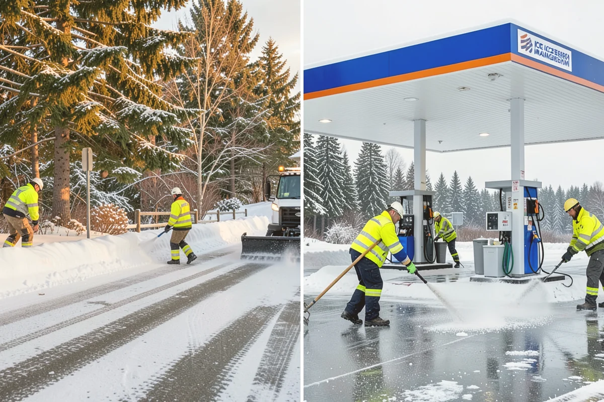 Industrial Facility Deicing in Eatonville, Pierce County, WA - Assess truck lanes, walkways, and staging areas with site management