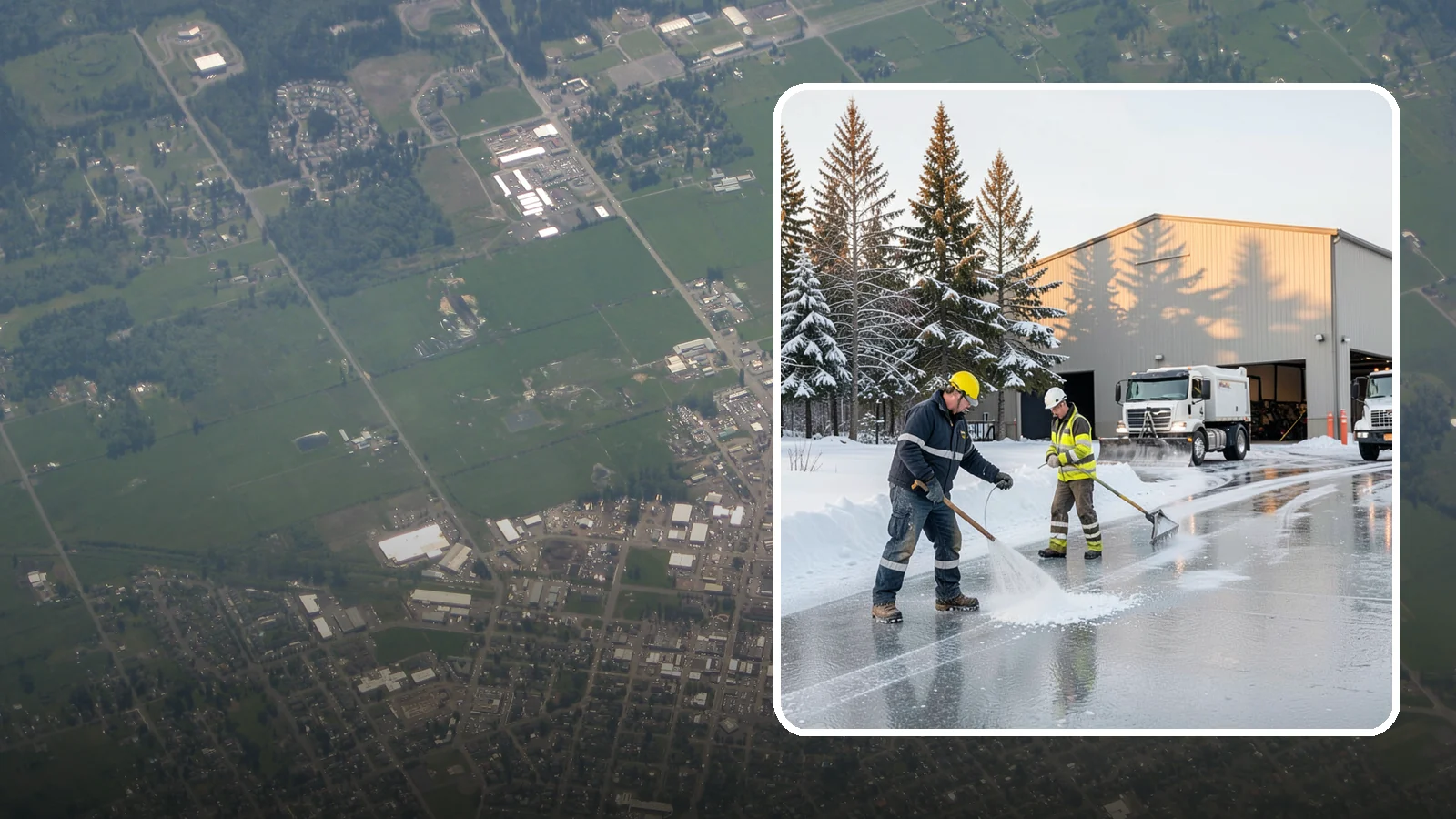 Industrial Facility Deicing in Enumclaw, King County, WA - Heavy-duty deicing for industrial sites, keeping truck routes, yard walkways, and equipment approaches safe for round-the-clock...