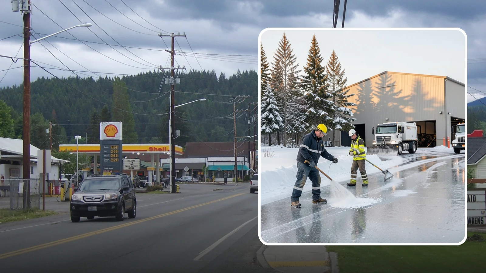 Industrial Facility Deicing in Granite Falls, Snohomish County, WA - Heavy-duty deicing for industrial sites, keeping truck routes, yard walkways, and equipment approaches safe for round-the-clock...