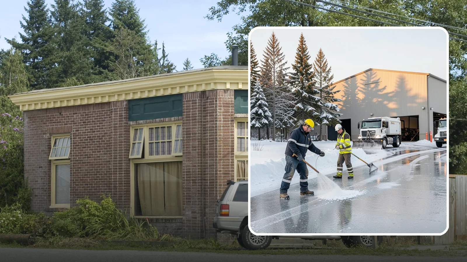 Industrial Facility Deicing in Hamilton, Skagit County, WA - Heavy-duty deicing for industrial sites, keeping truck routes, yard walkways, and equipment approaches safe for round-the-clock...