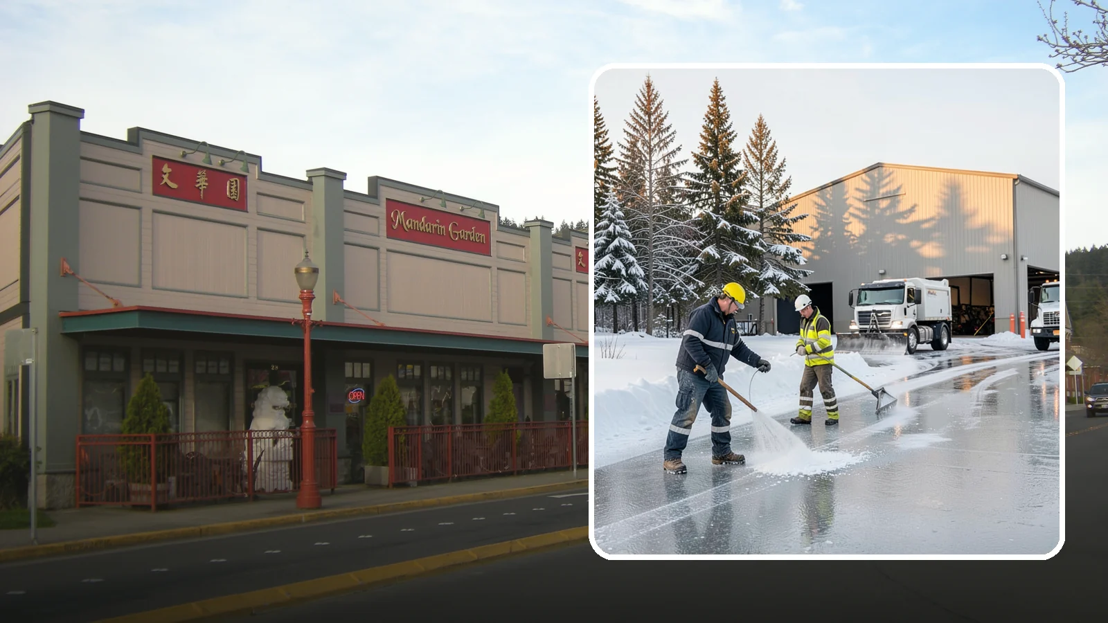 Industrial Facility Deicing in Issaquah, King County, WA - Heavy-duty deicing for industrial sites, keeping truck routes, yard walkways, and equipment approaches safe for round-the-clock...