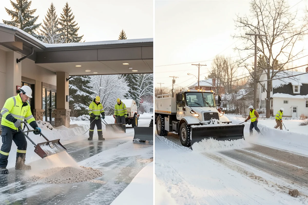 Industrial Facility Deicing in Kenmore, King County, WA - Assess truck lanes, walkways, and staging areas with site management