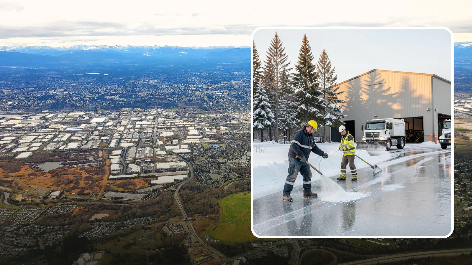 Industrial Facility Deicing in Kent, King County, WA - Heavy-duty deicing for industrial sites, keeping truck routes, yard walkways, and equipment approaches safe for round-the-clock...