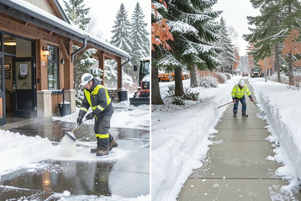 Industrial Facility Deicing in Lake Stevens, Snohomish County, WA - Assess truck lanes, walkways, and staging areas with site management