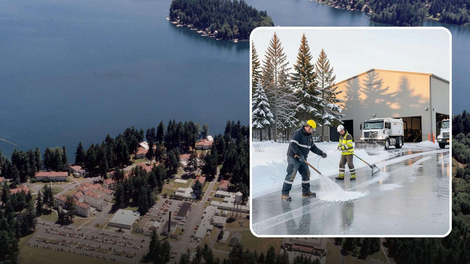 Industrial Facility Deicing in Lakewood, Pierce County, WA - Heavy-duty deicing for industrial sites, keeping truck routes, yard walkways, and equipment approaches safe for round-the-clock...