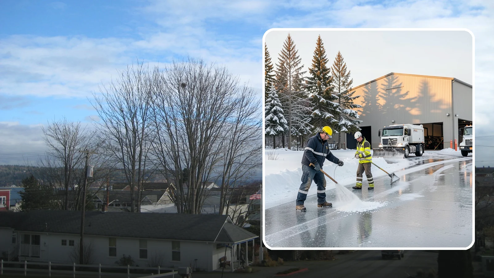 Industrial Facility Deicing in Langley, Island County, WA - Heavy-duty deicing for industrial sites, keeping truck routes, yard walkways, and equipment approaches safe for round-the-clock...