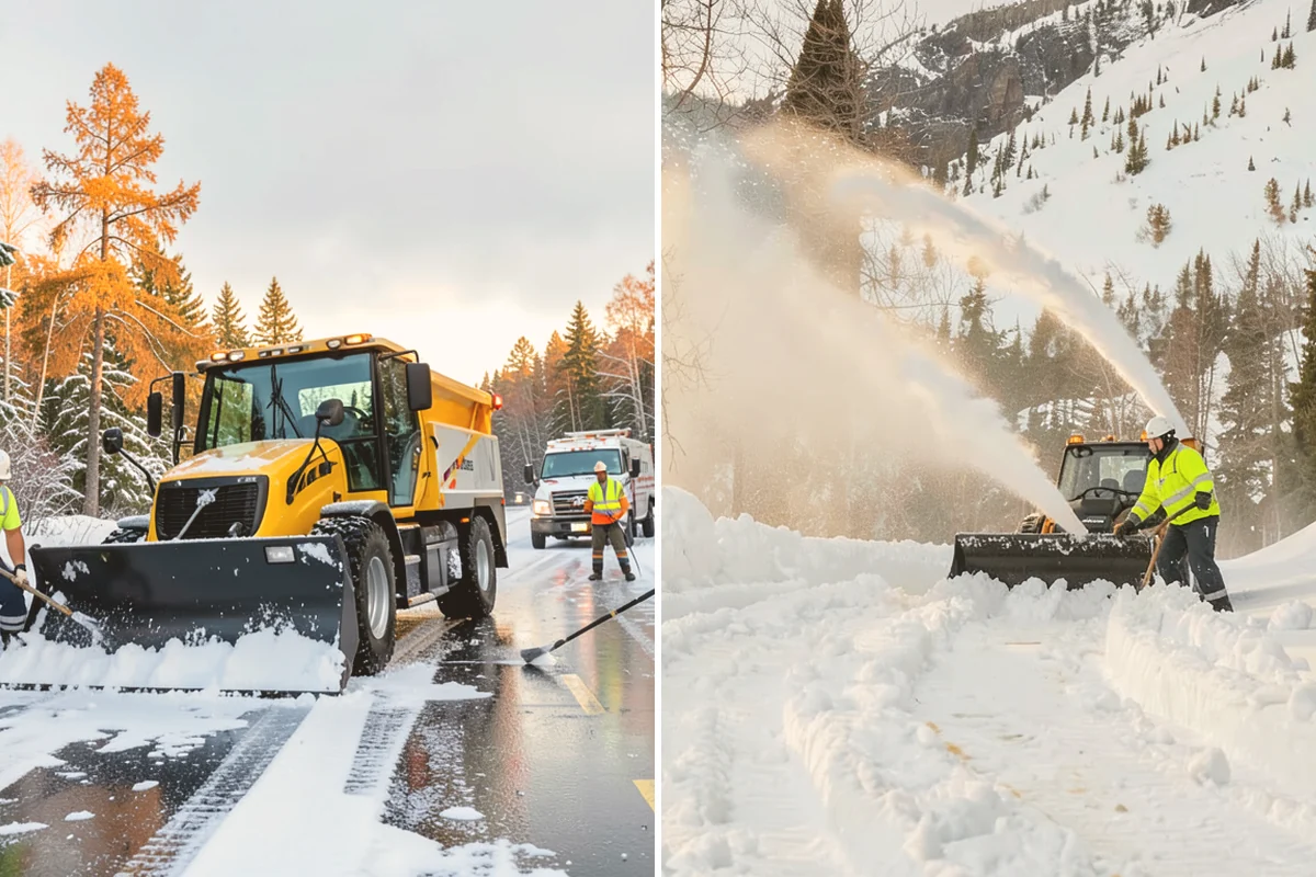 Industrial Facility Deicing in Langley, Island County, WA - Assess truck lanes, walkways, and staging areas with site management