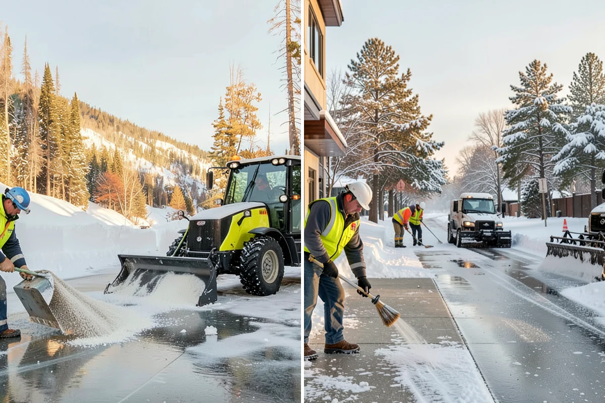 Industrial Facility Deicing in Lyman, Skagit County, WA - Assess truck lanes, walkways, and staging areas with site management