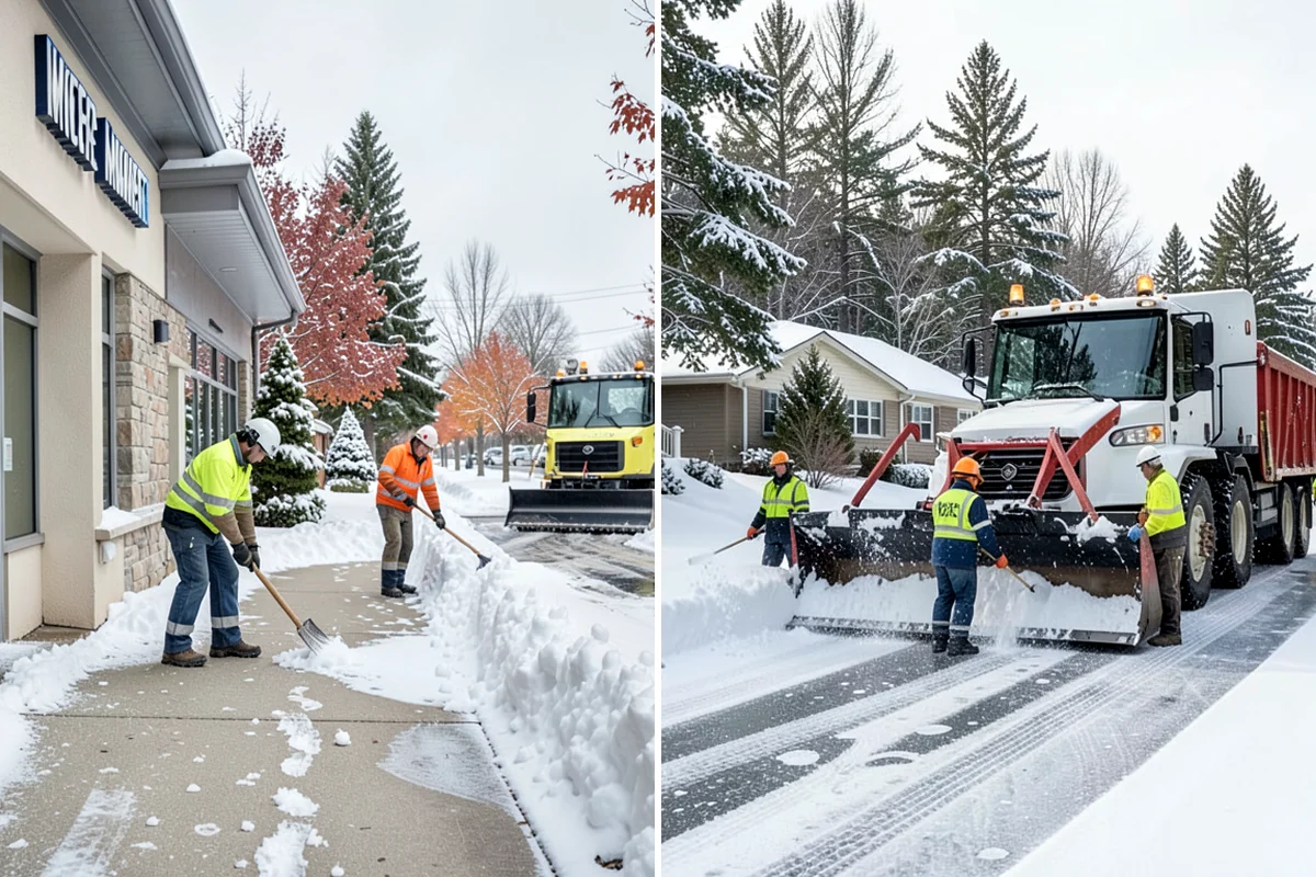 Industrial Facility Deicing in Maple Valley, King County, WA - Assess truck lanes, walkways, and staging areas with site management