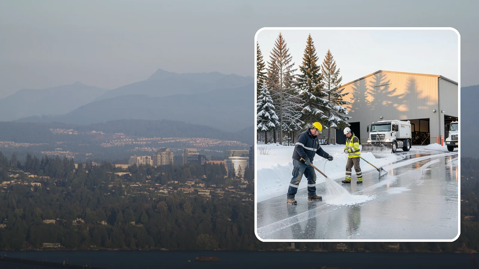 Industrial Facility Deicing in Medina, King County, WA - Heavy-duty deicing for industrial sites, keeping truck routes, yard walkways, and equipment approaches safe for round-the-clock...