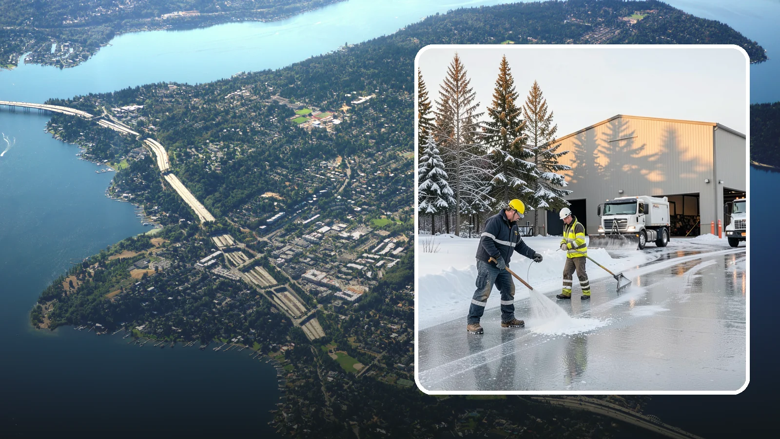 Industrial Facility Deicing in Mercer Island, King County, WA - Heavy-duty deicing for industrial sites, keeping truck routes, yard walkways, and equipment approaches safe for round-the-clock...