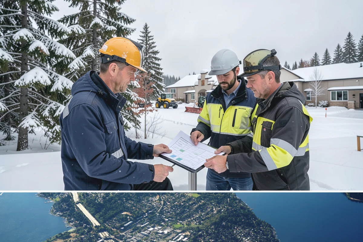 Industrial Facility Deicing in Mercer Island, King County, WA - Coverage runs all winter with continuous shift-aligned readiness during the extended cold snaps that follow lowland outflow...