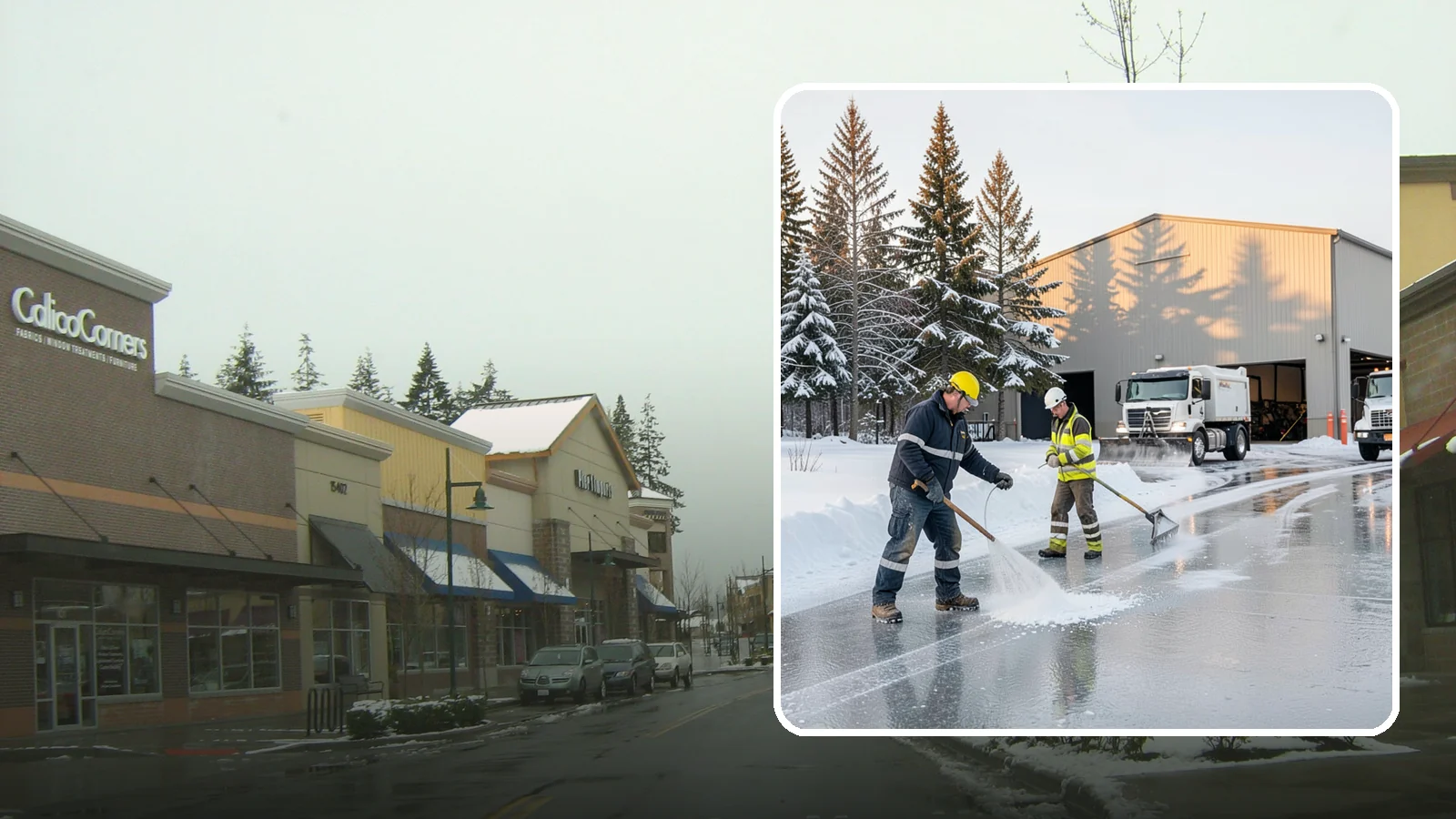 Industrial Facility Deicing in Mill Creek, Snohomish County, WA - Heavy-duty deicing for industrial sites, keeping truck routes, yard walkways, and equipment approaches safe for round-the-clock...