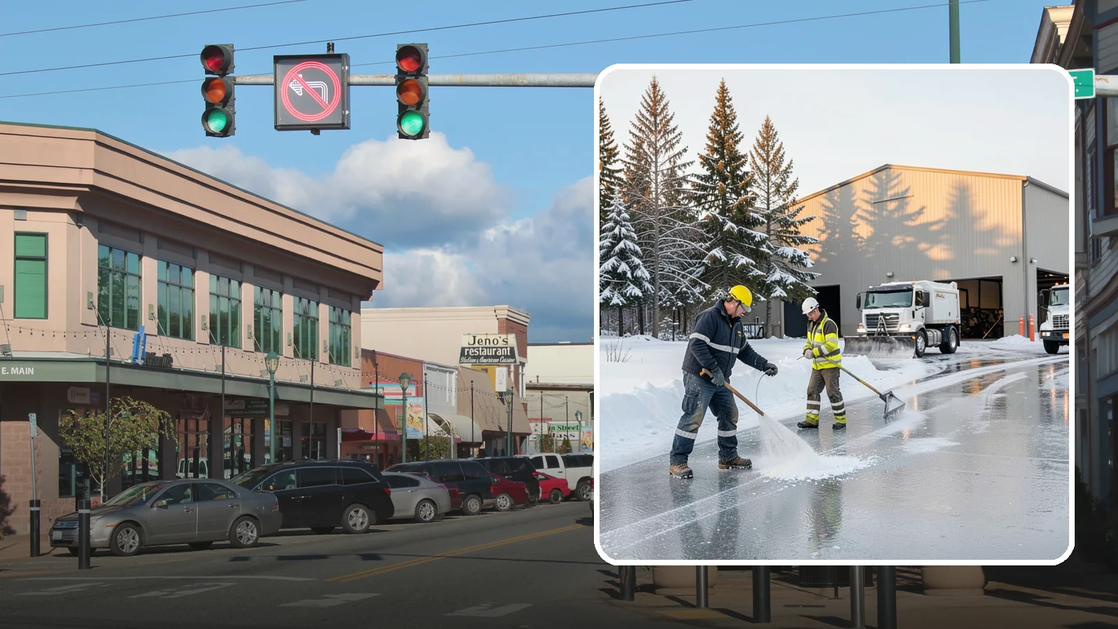 Industrial Facility Deicing in Monroe, Snohomish County, WA - Heavy-duty deicing for industrial sites, keeping truck routes, yard walkways, and equipment approaches safe for round-the-clock...
