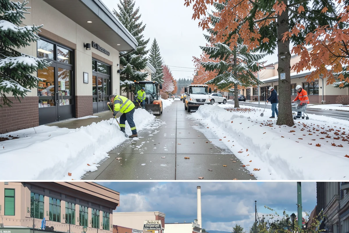Industrial Facility Deicing in Monroe, Snohomish County, WA - Coverage runs all winter with continuous shift-aligned readiness during the extended cold snaps that follow lowland outflow...