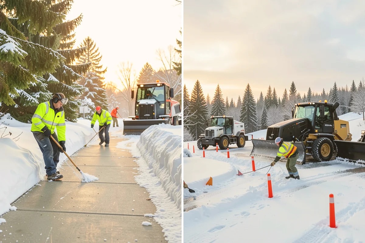 Industrial Facility Deicing in Newcastle, King County, WA - Assess truck lanes, walkways, and staging areas with site management
