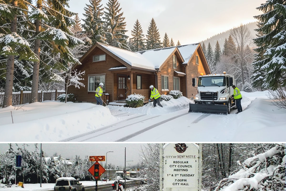 Industrial Facility Deicing in Newcastle, King County, WA - Coverage runs all winter with continuous shift-aligned readiness during the extended cold snaps that follow lowland outflow...