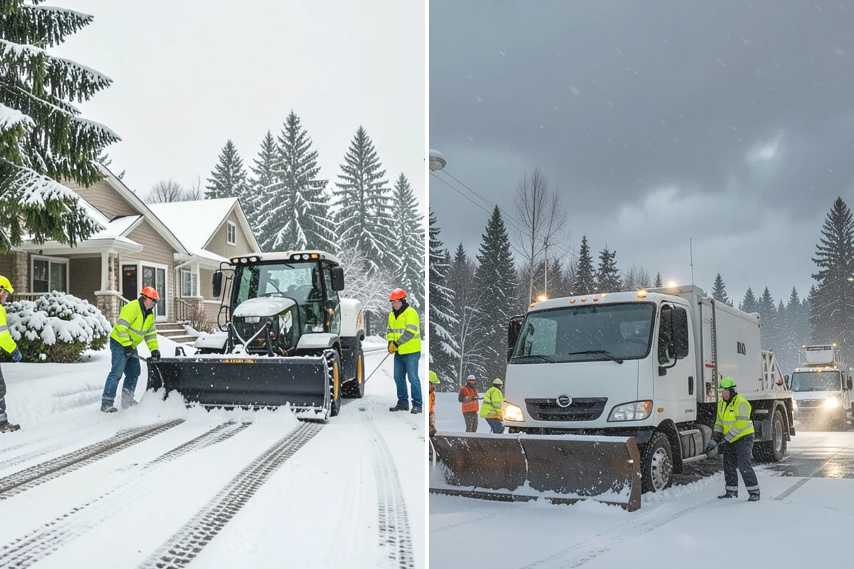 Industrial Facility Deicing in North Bend, King County, WA - Assess truck lanes, walkways, and staging areas with site management