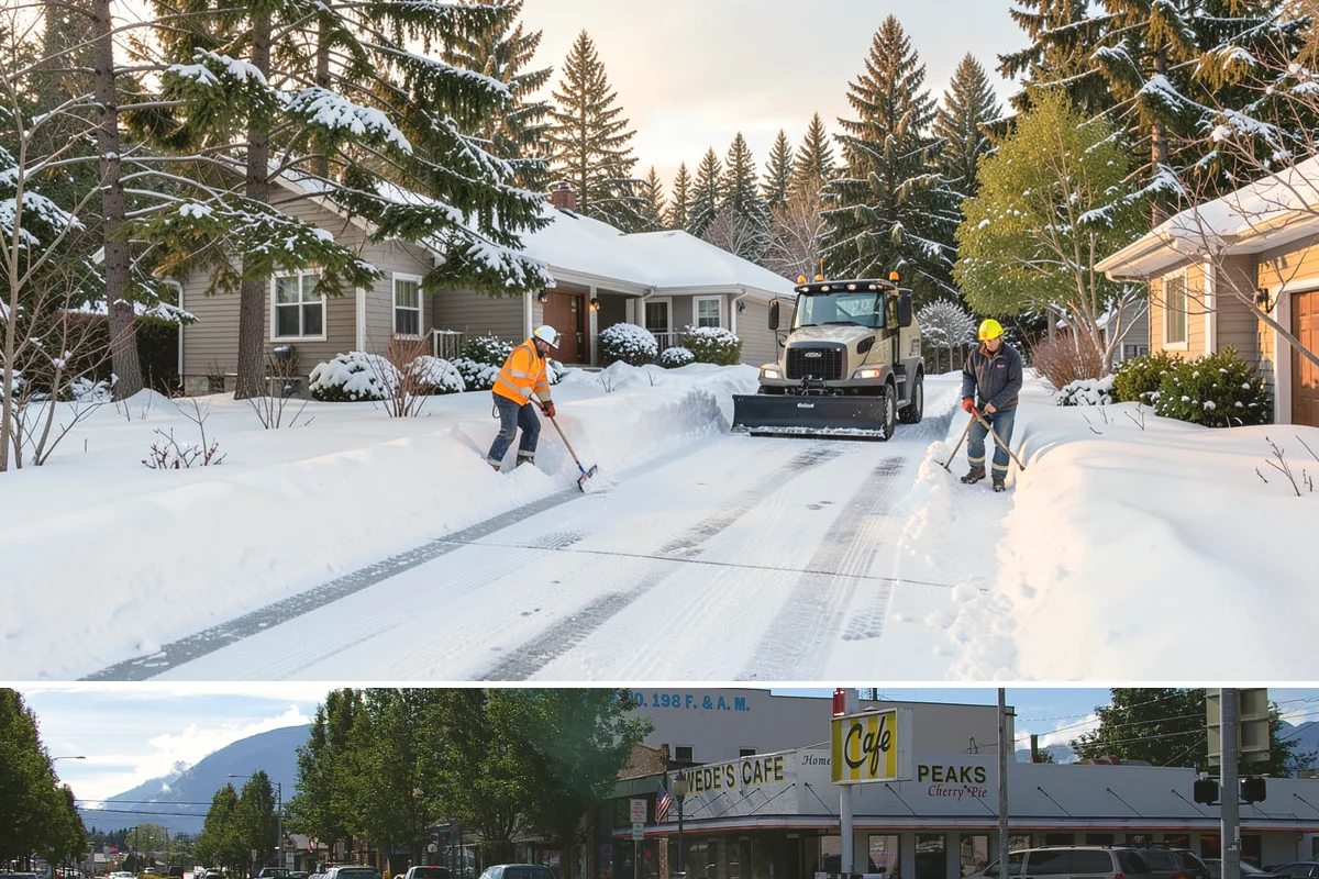Industrial Facility Deicing in North Bend, King County, WA - Coverage runs all winter with continuous shift-aligned readiness during the extended cold snaps that follow lowland outflow...