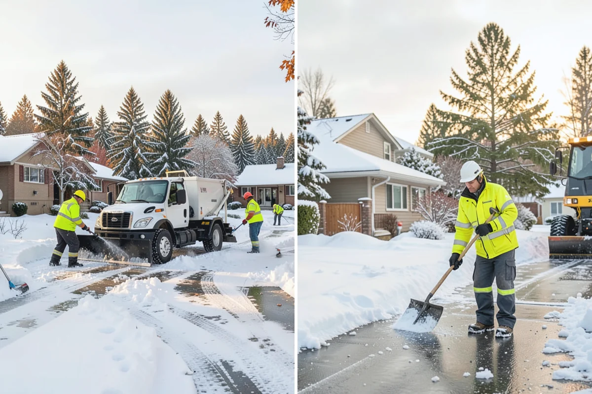 Industrial Facility Deicing in Renton, King County, WA - Assess truck lanes, walkways, and staging areas with site management