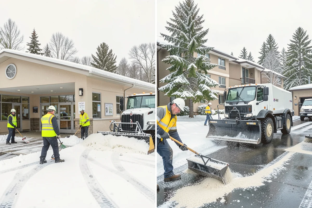 Industrial Facility Deicing in Sammamish, King County, WA - Assess truck lanes, walkways, and staging areas with site management