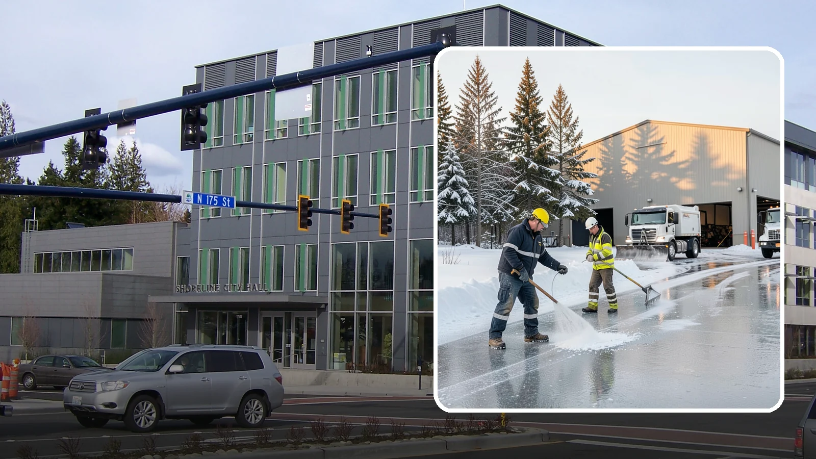 Industrial Facility Deicing in Shoreline, King County, WA - Heavy-duty deicing for industrial sites, keeping truck routes, yard walkways, and equipment approaches safe for round-the-clock...