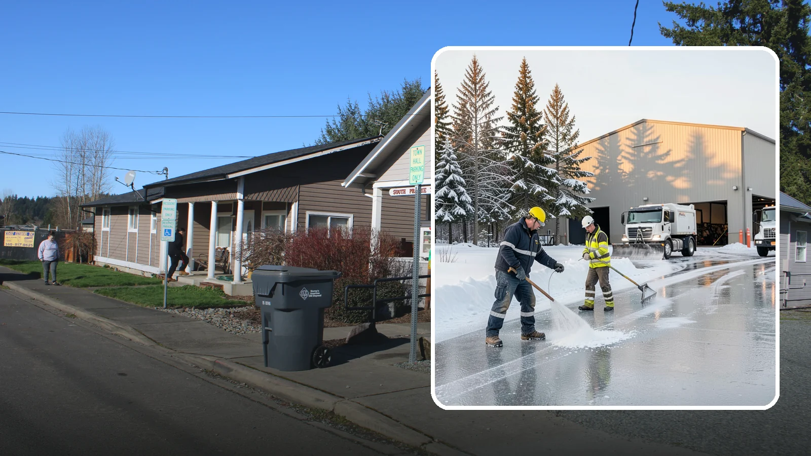Industrial Facility Deicing in South Prairie, Pierce County, WA - Heavy-duty deicing for industrial sites, keeping truck routes, yard walkways, and equipment approaches safe for round-the-clock...