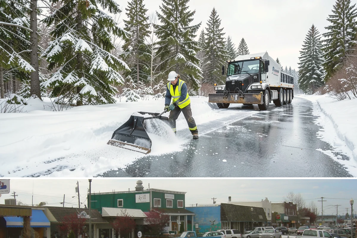 Industrial Facility Deicing in Stanwood, Snohomish County, WA - Coverage runs all winter with continuous shift-aligned readiness during the extended cold snaps that follow lowland outflow...