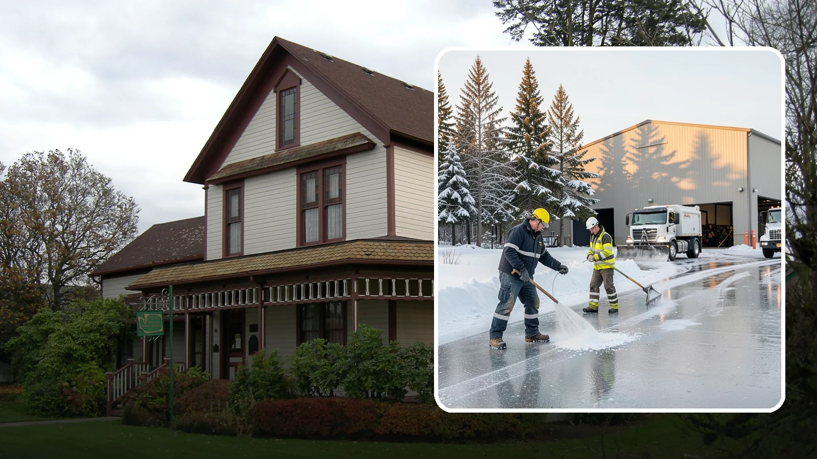 Industrial Facility Deicing in Sumner, Pierce County, WA - Heavy-duty deicing for industrial sites, keeping truck routes, yard walkways, and equipment approaches safe for round-the-clock...