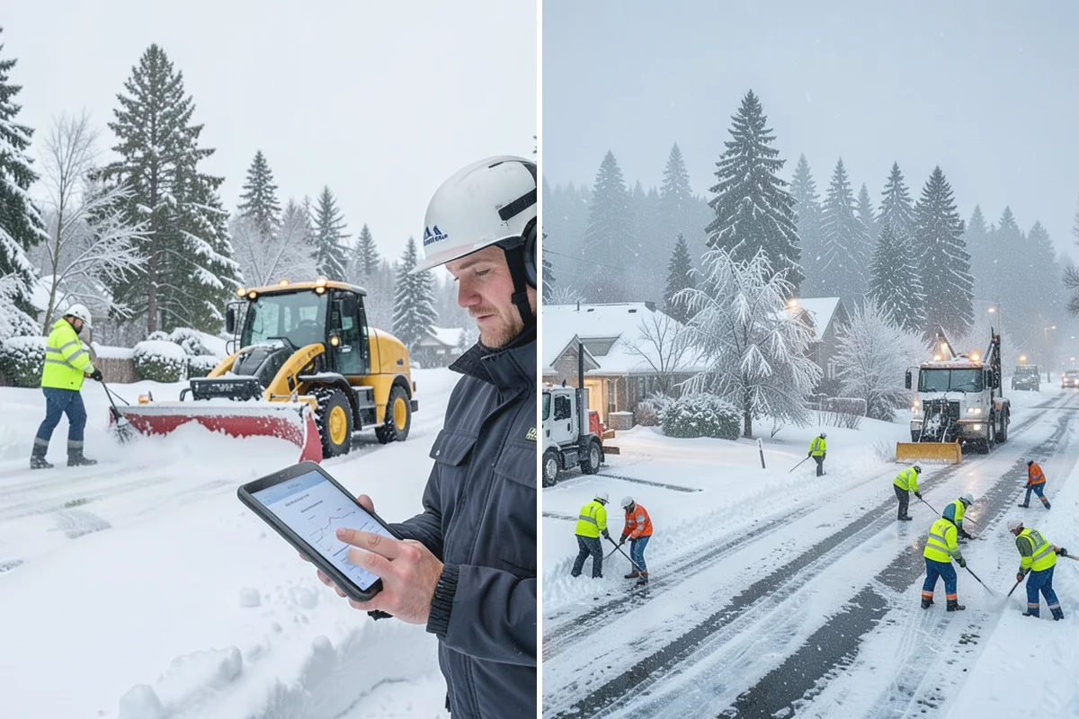 Industrial Facility Deicing in Sumner, Pierce County, WA - Assess truck lanes, walkways, and staging areas with site management