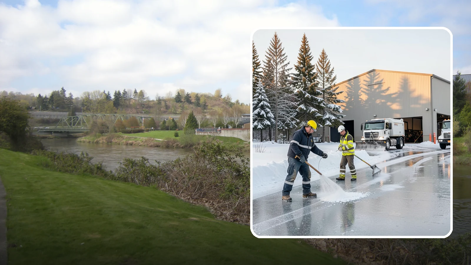 Industrial Facility Deicing in Tukwila, King County, WA - Heavy-duty deicing for industrial sites, keeping truck routes, yard walkways, and equipment approaches safe for round-the-clock...