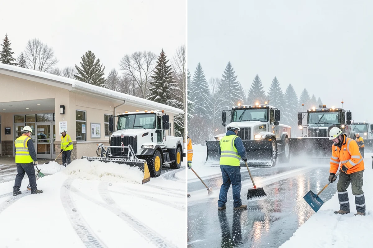 Industrial Facility Deicing in Tukwila, King County, WA - Assess truck lanes, walkways, and staging areas with site management