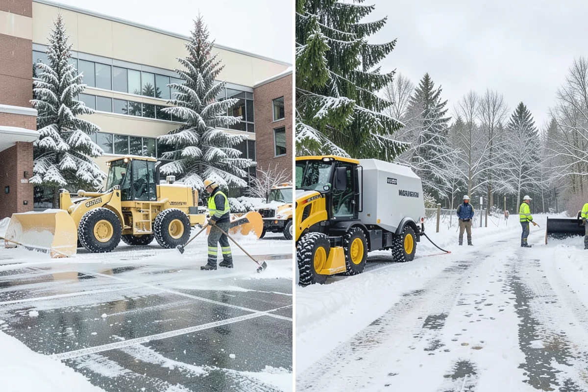 Industrial Facility Deicing in Wilkeson, Pierce County, WA - Assess truck lanes, walkways, and staging areas with site management
