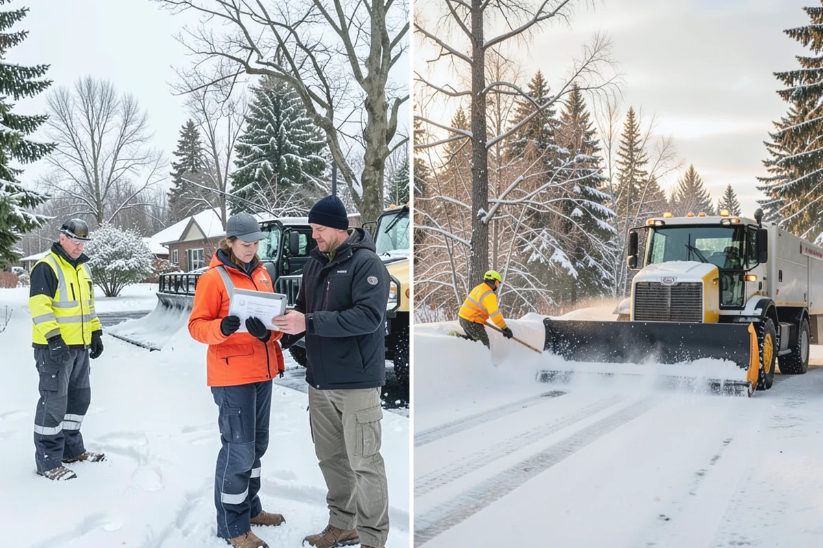 Industrial Facility Deicing in Woodinville, King County, WA - Assess truck lanes, walkways, and staging areas with site management