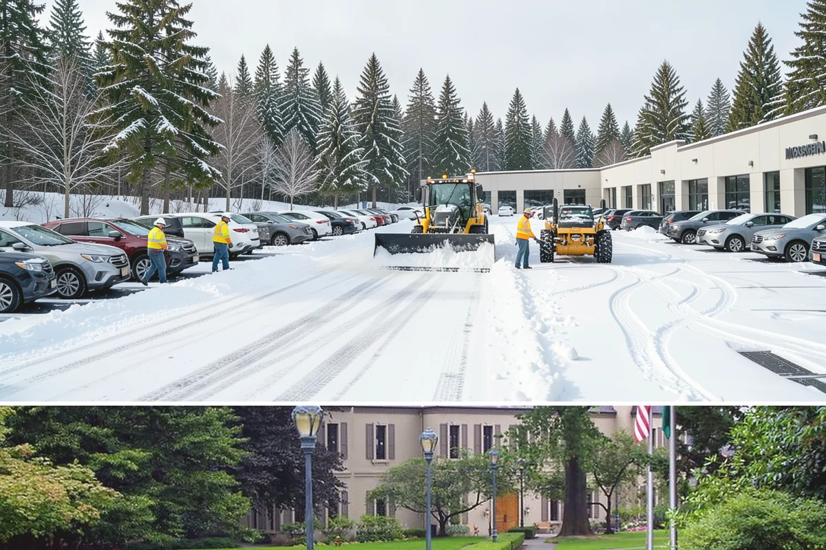 Industrial Facility Deicing in Woodinville, King County, WA - Coverage runs all winter with continuous shift-aligned readiness during the extended cold snaps that follow lowland outflow...