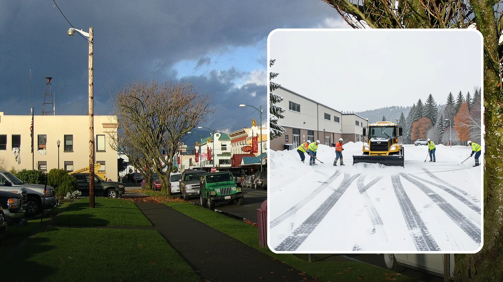 Industrial Facility Parking Lot Snow Removal in Arlington, Snohomish County, WA - We clear large industrial lots and truck approaches so Western Washington operations keep running through winter weather.