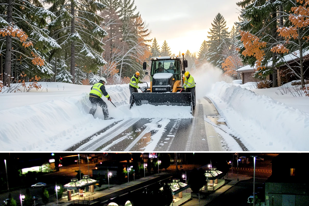 Industrial Facility Parking Lot Snow Removal in Auburn, King County, WA - Industrial lots in the Puget Sound region need the most winter clearing from December through February, when cold snaps threaten...