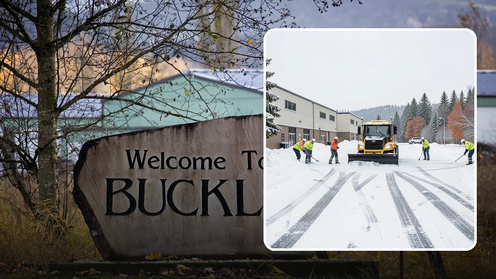 Industrial Facility Parking Lot Snow Removal in Buckley, Pierce County, WA - We clear large industrial lots and truck approaches so Western Washington operations keep running through winter weather.