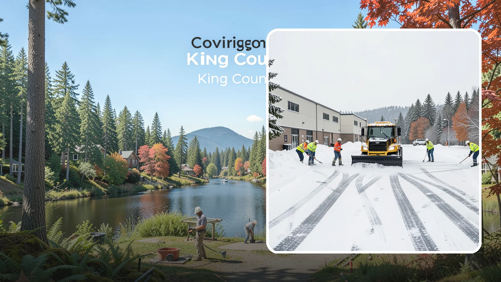 Industrial Facility Parking Lot Snow Removal in Covington, King County, WA - We clear large industrial lots and truck approaches so Western Washington operations keep running through winter weather.